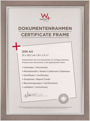 Walther beyond - fotolijst - fotoformaat 21x29,7 cm (din a4) - staal