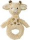 Happy horse giraf gus rammelaar 18 cm - beige - baby cadeau