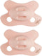 Difrax fopspeen natural - newborn - roze lichtroze - 2 stuks