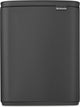 Brabantia bo prullenbak - 12 liter - mineral infinite grey