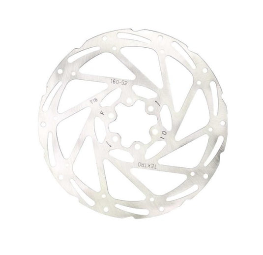Tektro schijfrem rotor tr160-24 ø160mm, zilver