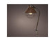 Lumineo led balkonverlichting metaal ã˜22-h47.5cm op batterij met 6 uurs timer bruin