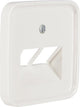 Busch-jaeger refl centraalplaat polar wit tel data 2x8pl