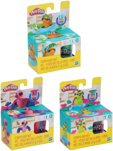 Play-doh set met klei - 57g - kleiset kinderen 3+ - creatief speelgoed - assorti