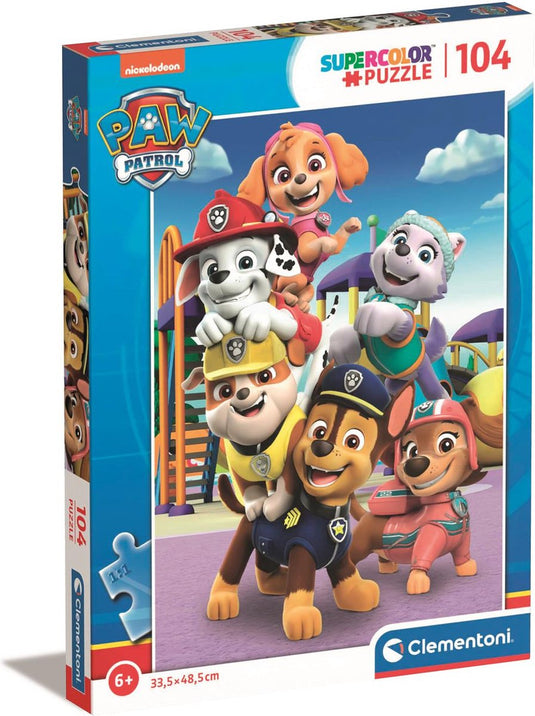 Clementoni puzzel - paw patrol, 104st.
