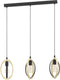 Eglo basildon hanglamp - e27 - 78 cm - zwart bruin