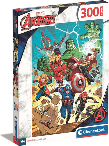 Clementoni legpuzzel super color the avengers, 300st.
