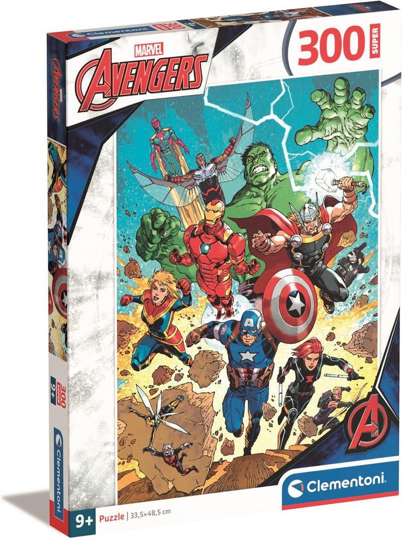 Laden Sie das Bild in Galerie -Viewer, Clementoni legpuzzel super color the avengers, 300st.
