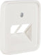 Busch-jaeger refl centraalplaat polar wit tel data 2x8pl