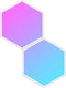 Govee hexagon wall panels uitbreiding - 2 slimme lichtpanelen