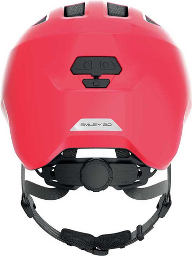 Abus fietshelm smiley 3.0 shiny red s - 45-50 cm - rood - geschikt voor gebruik op kinderfietsen - 220 g