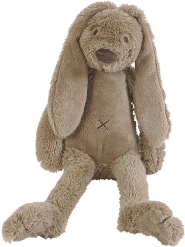 Happy horse konijn richie knuffel 28cm - bruin - baby knuffel