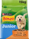 Bonzo droog junior - hondenvoer droogvoer - kip groenten melk - 15 kg