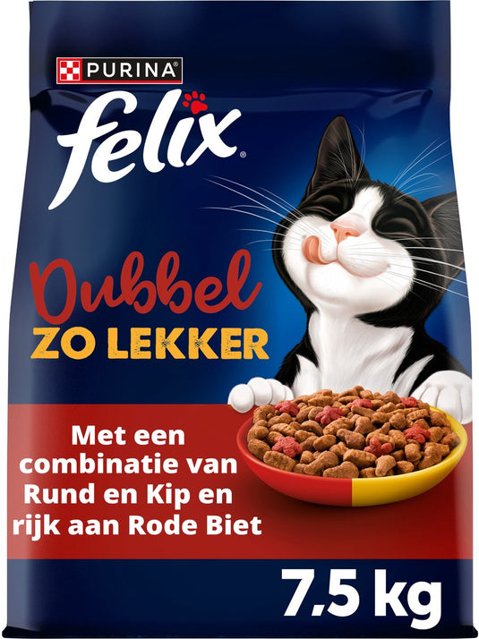Felix dubbel zo lekker - rund kip - 7.5kg
