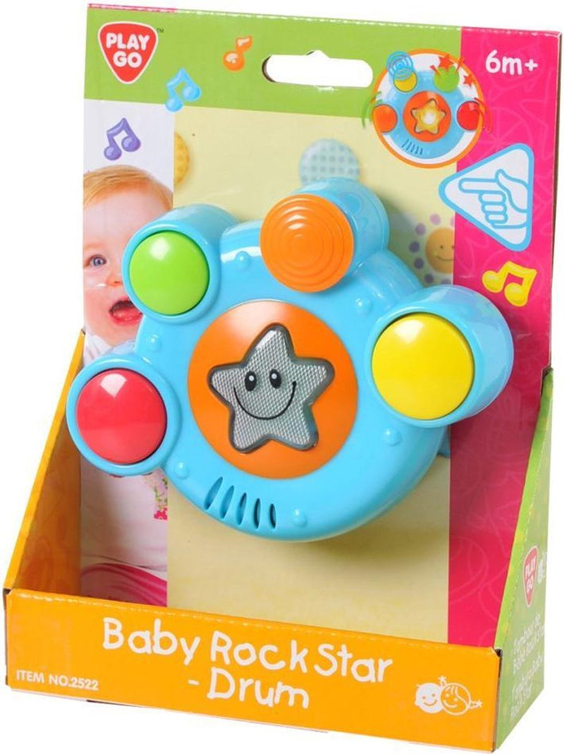 Afbeelding laden in galerijviewer, Playgo baby rock star trommel klein
