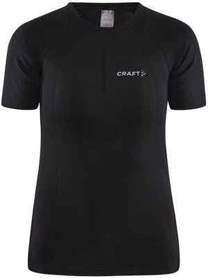 Craft active cool intensity ss w dames thermoshirt - zwart
