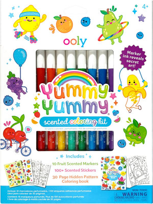 Ooly - yummy yummy - stiften en stickers met fruitgeur