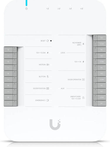 Ubiquiti unifi access hub - hub codekast - 1 deur - ethernet - wit
