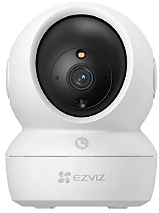 Ezviz h6c 2k beveiligingscamera binnen – 360° pan tilt – smart tracking, human detection noise detection - wit