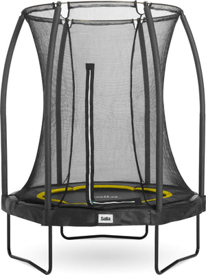 Salta comfort edition - ø 153 cm - ronde trampoline met veiligheidsnet - zwart - mini kleine trampoline voor kinderen