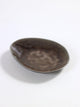 Serax - pascale naessens pure - ovaal bord s - bruin - 4 stuks