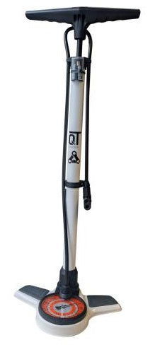Cycletech qt murcia fietspomp hogedrukpomp manometer staal a v f v max 11-bar 160psi