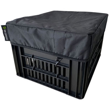 Ds covers fietskrathoes crate m (kratten t m 35 t m 45 cm) - zwart