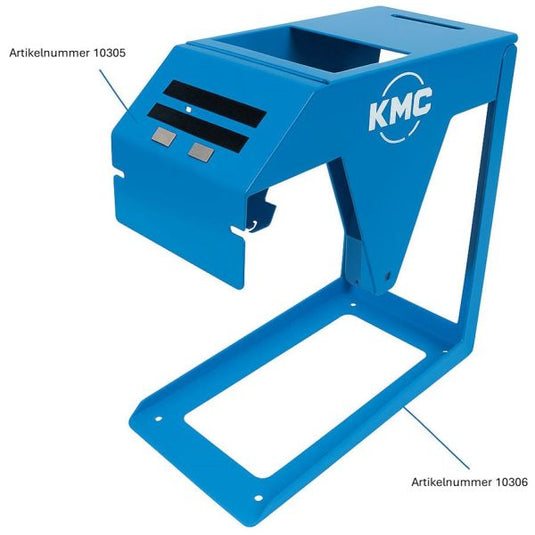 KMC Blauw Reel Stand - tafelstandaard met verstevigingbeugel voor KMCH02 kettingrolhouder