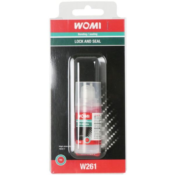 Load image into Gallery viewer, Womi w261 lock and seal 15ml red
