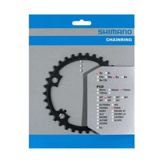 Shimano kettingblad 34t sora fc-r3000 - 9 speed