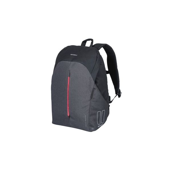 Load image into Gallery viewer, Basil B-Safe Commuter Nordlicht - compacte fietsrugzak voor elektrische fiets - 13L - zwart
