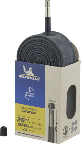 Load image into Gallery viewer, Michelin c3 airstop inner tube for 26

