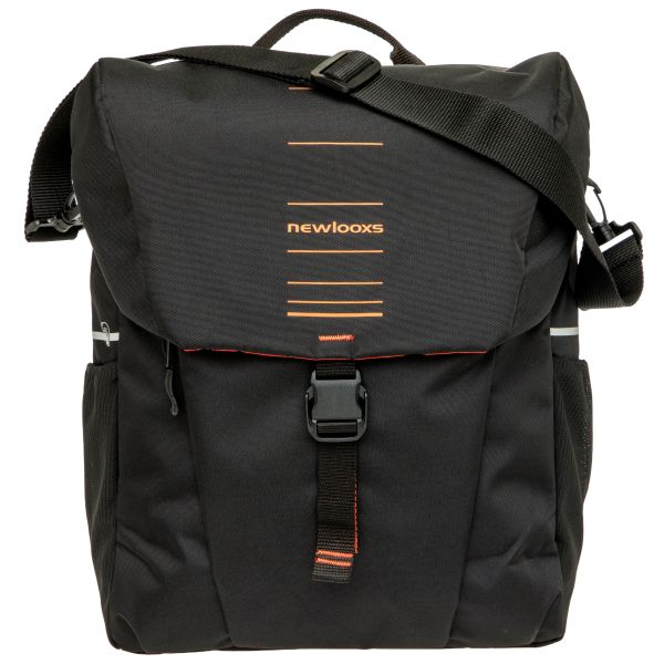 Load image into Gallery viewer, Newlooxs tas new looxs vigo enkel | zwart oranje | 20l
