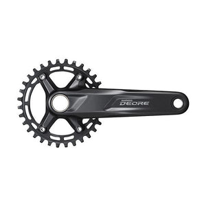 Shimano crankstel deore fc-m5100-1 10 11 speed - 30 tands - 175 mm - zwart