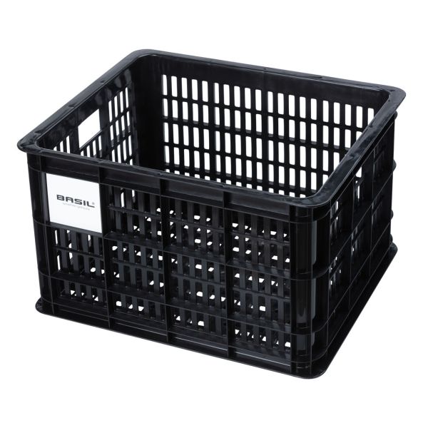 Load image into Gallery viewer, Basil fietskrat M - medium - 29.5 liter - zwart
