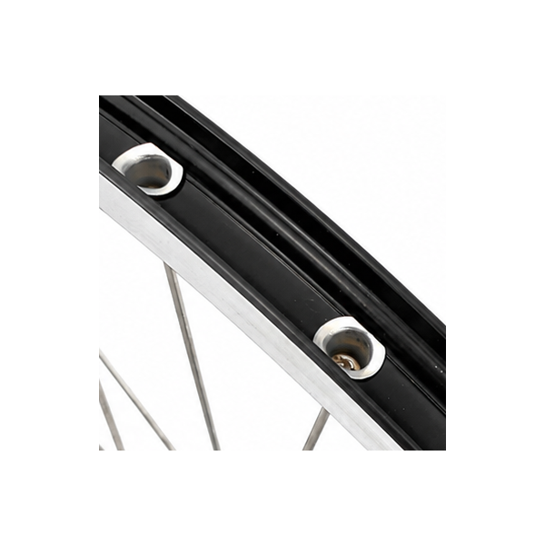 Chargez l'image dans la visionneuse de la galerie, Achterwiel 28 1 4inch - favorit remnaaf - zac2000 velg (zwart zilver)
