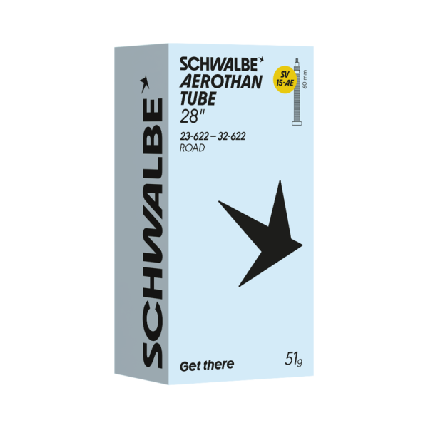 ギャラリービューアに画像をロードする, Schwalbe binnenband aerothan sv15ae 28 23 32-622 fv 60mm
