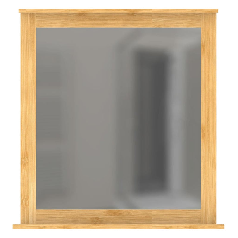 Load image into Gallery viewer, Eisl spiegel met bamboeframe 67x11x70 cm
