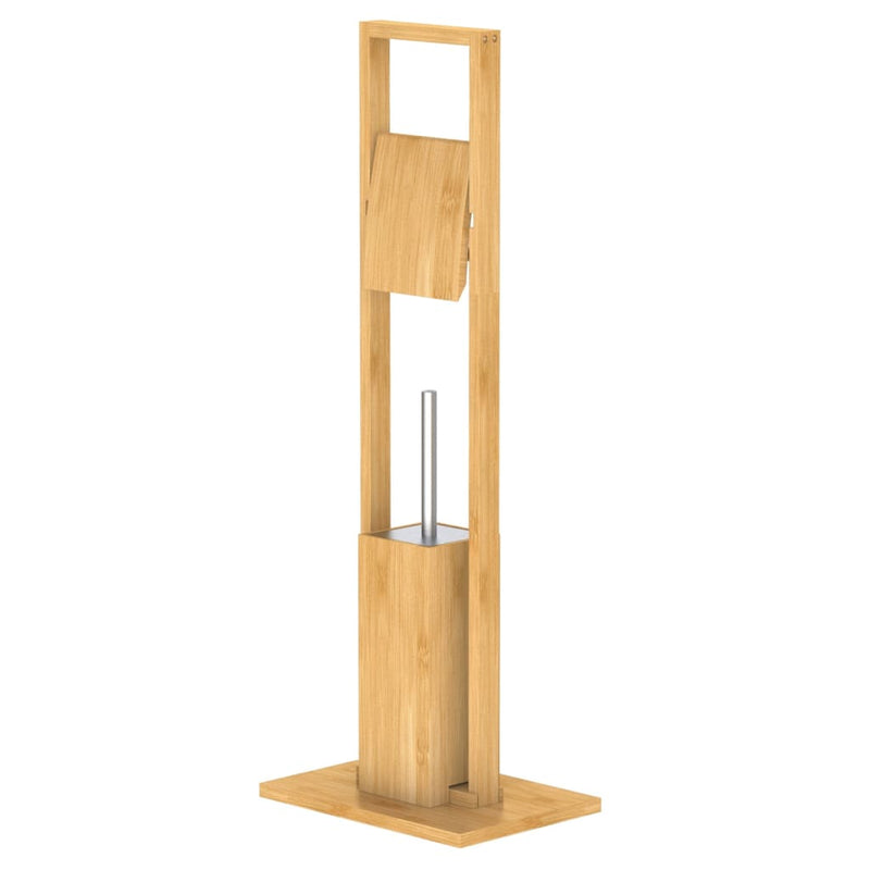 Load image into Gallery viewer, EISL EISL Toiletset toiletrolen toiletborstelhouder 30x21x82 cm bamboe
