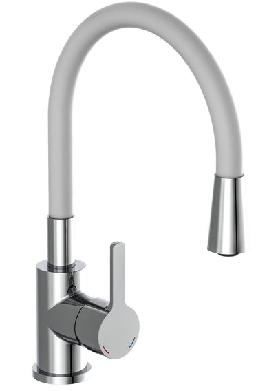 Hg eisl flexo mengkraan keuken | chroom-lichtgrijs - ni186fl ni186fl