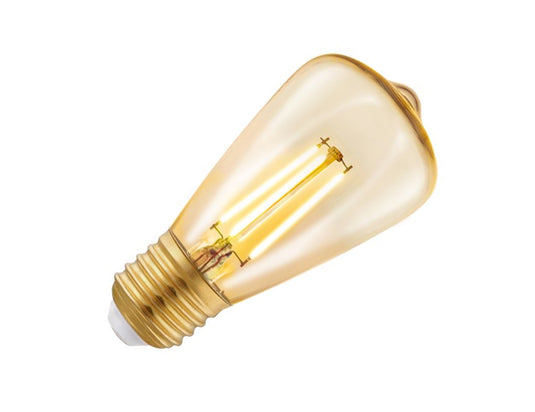Eglo ledlamp - e27- 270 lm - st48 rustique - amber 2200k