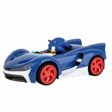 Carrera rc sonic team raceauto blauw zilver
