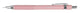 Aristo ar-85712 vulpotlood mat-roze 0,5 rubberengrip, metalen clip