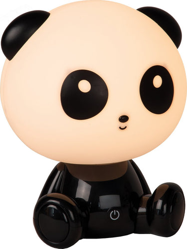 Lucide dodo panda - nachtlamp kinderkamer - led 3 stepdim - 1x3w 4000k - zwart