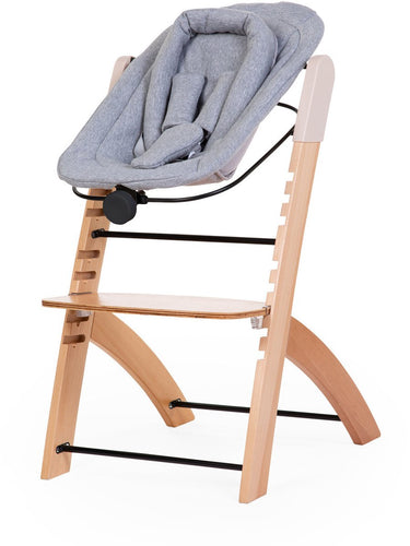 Childhome - newborn evosit - kinderstoel - zwart jersey - verstelbaar - pasgeborenen tot 6 maanden