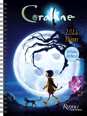 Rizzoli universe coraline 2026 planner calendar (includes stickers)