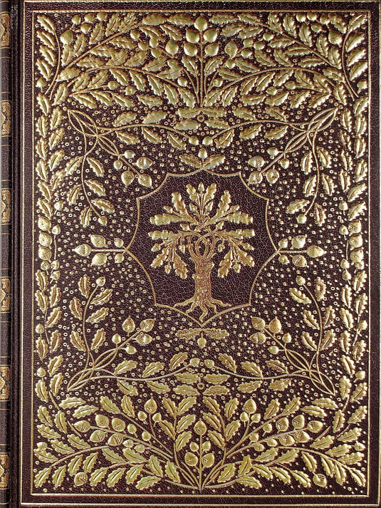 Peter pauper bookbound notitieboek - gilded tree of life - 16x21 cm