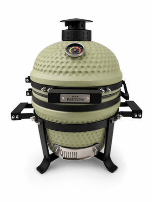 Patton premium mini 13 kamado - rooster ø27 cm - olijfgroen