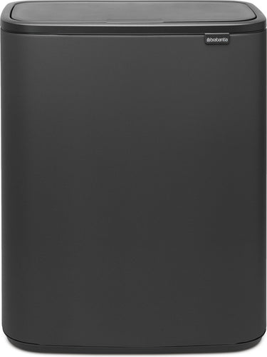Brabantia bo touch bin prullenbak - 60 liter - 1 vak - mineral infinite grey