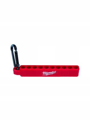 Milwaukee accessoires milwaukee organizer met karabijnhaak voor 10 bits - 1 stuk